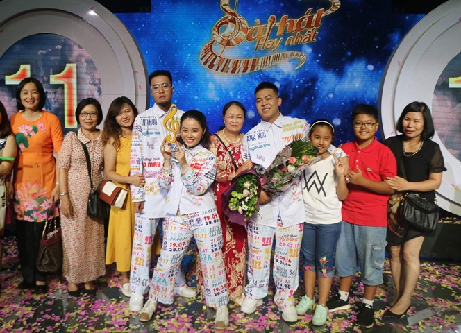 Nhóm nhạc Lộn Xộn tại đêm đăng quang Sing My Song 2018. (Ảnh: Vũ Thảo Ngọc -CTV).
