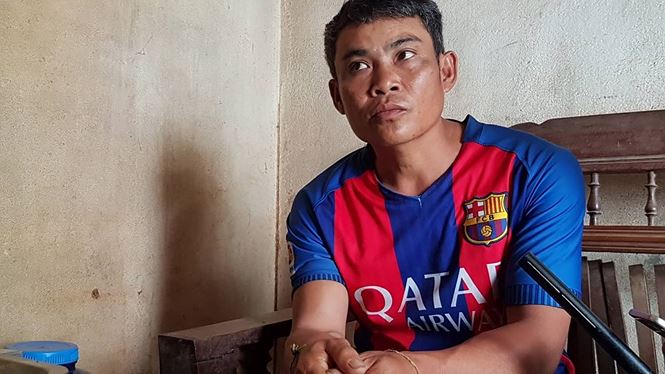 Nạn nhân Trương Văn Ngợi kể lại sự việc.