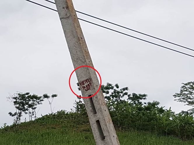Đây là hệ thống cột viễn thông của Viettel.
