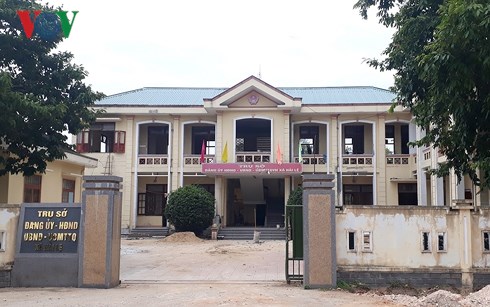 Trụ sở UBND xã Hải Lệ.