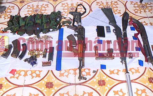 Tang vật vụ án.