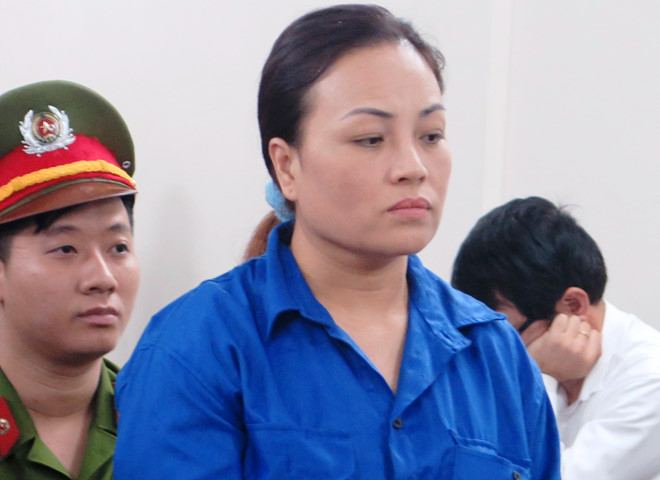 Đặng Minh Châu trong phiên tòa xét xử.