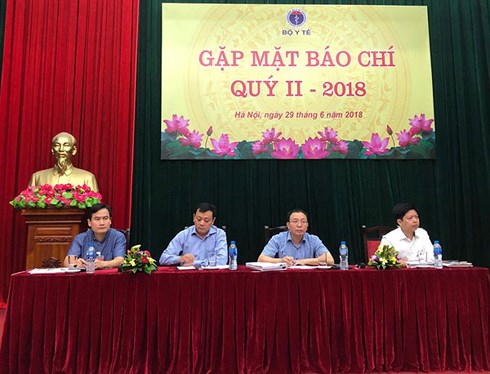 Bộ Y tế gặp mặt báo chí cung cấp thông tin định kỳ.