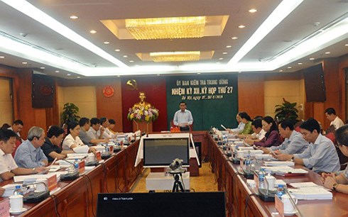 Kỳ họp thứ 27 của Ủy ban Kiểm tra Trung ương