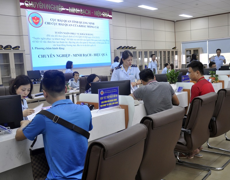Mô hình thủ tục và quản lý hải quan tập trung tại Chi cục Hải quan cửa khẩu (HQCK) Móng Cái được Tổng cục Hải quan Việt Nam và các doanh nghiệp ghi nhận, đánh giá cao.