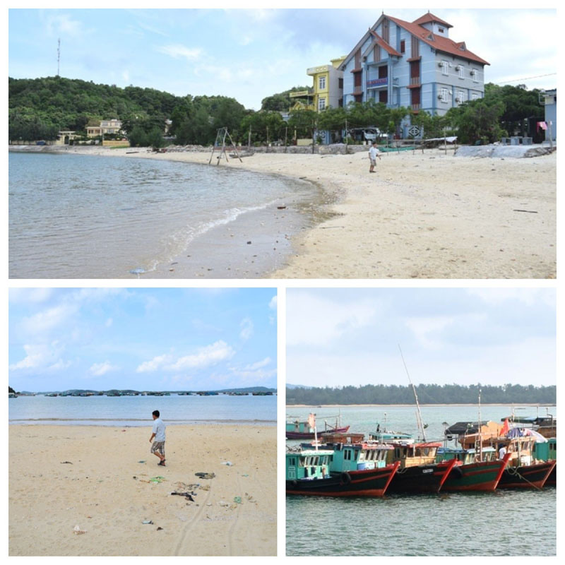 Những nhà đầu tư du lịch xã Thanh Lân muốn được cải tạo bãi Chiến Thắng ở trung tâm xã thành bãi tắm du lịch