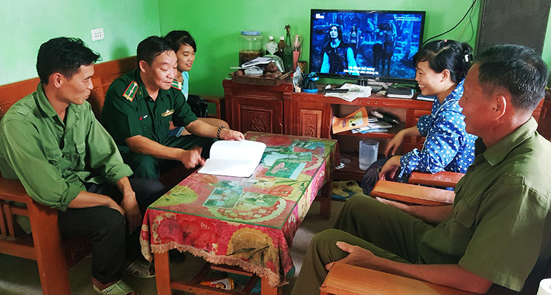 Cán bộ Đồn Biên phòng Quảng Đức được tăng cường làm Phó Bí thư Đảng ủy xã Quảng Đức
