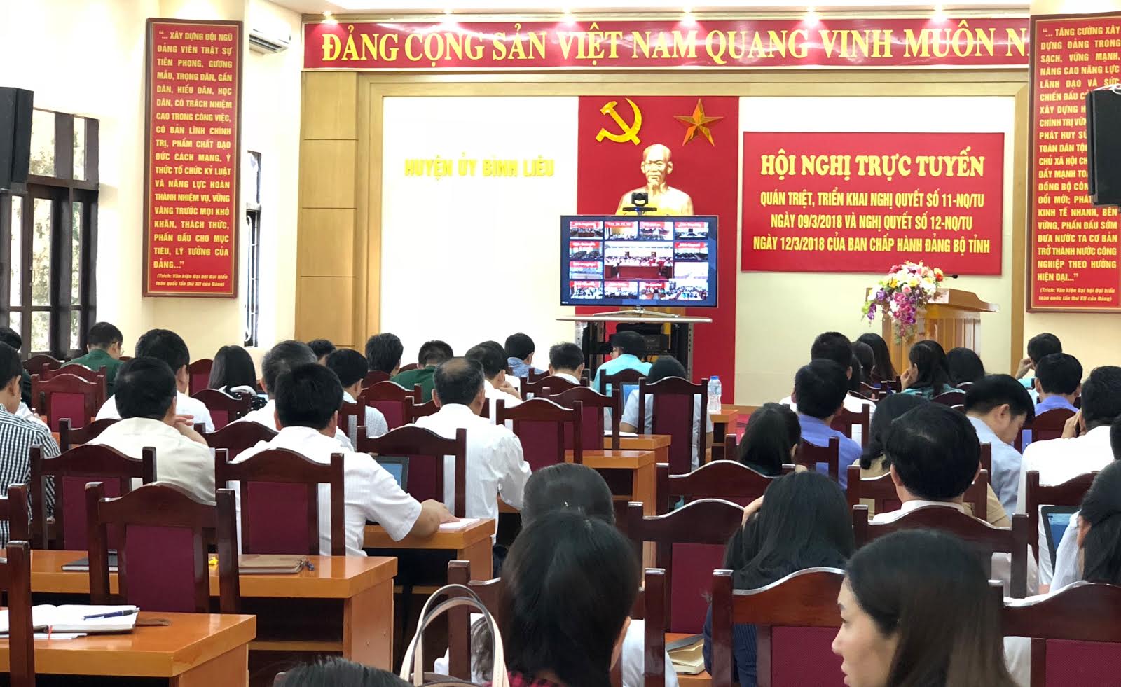 Huyện ủy Bình Liêu quán triệt