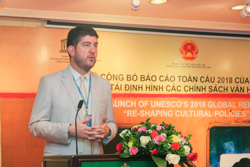 Ông Michael Croft - Trưởng đại diện Văn phòng UNESCO Hà Nội.