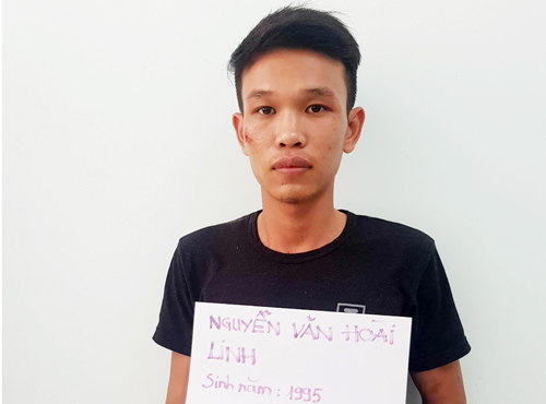 Đối tượng Linh bị bắt giữ để điều tra về hành vi giết người.
