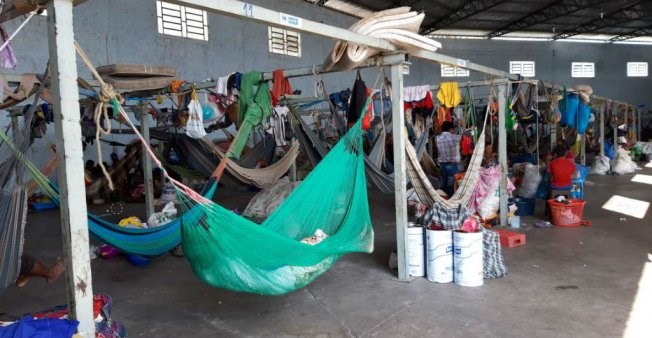 Chỗ ở của người di cư từ Venezuela. (Nguồn: france24.com)