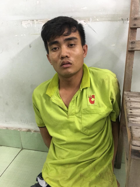 Đối tượng Đồng bị tạm giữ sau khi gây ra vụ cướp ở Khu công nghệ cao, quận 9, TP HCM