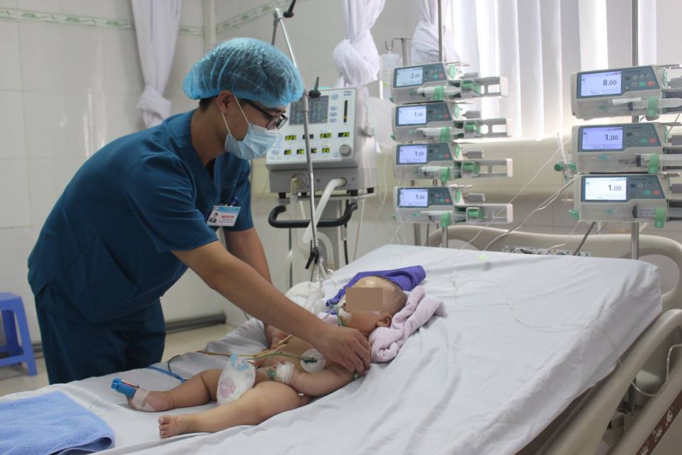 Trẻ được chăm sóc 