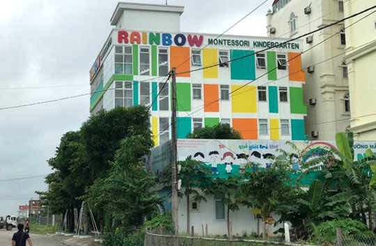 Ngôi trường mầm non tư thục ở TP Ninh Bình, nơi xảy ra sự việc trẻ mầm non bị bạn "đánh hội đồng"