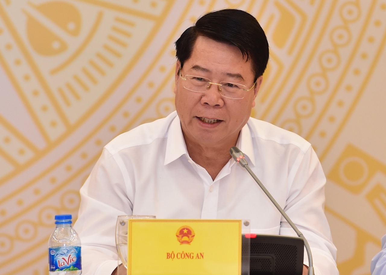 Thứ trưởng Bộ Công an Bùi Văn Nam. Ảnh: VGP/Nhật Bắc