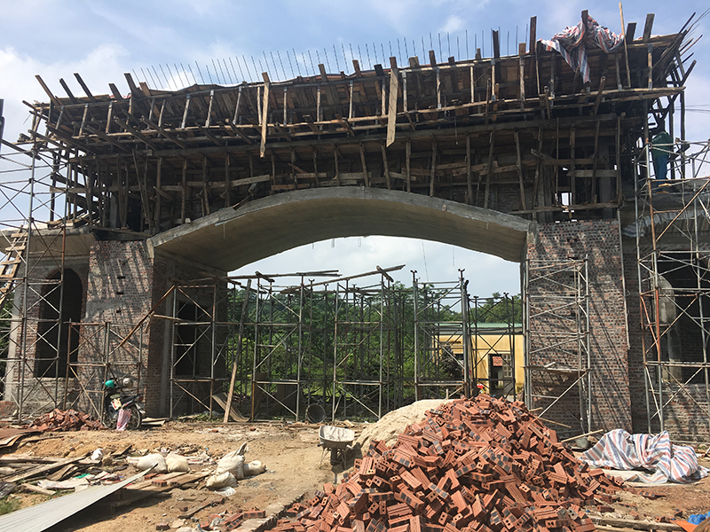 Dự án trung tâm hỏa táng và công viên nghĩa trang hoàn thành giải phóng mặt bằng đúng tiến độ, hiện, đang được gấp rút thi công