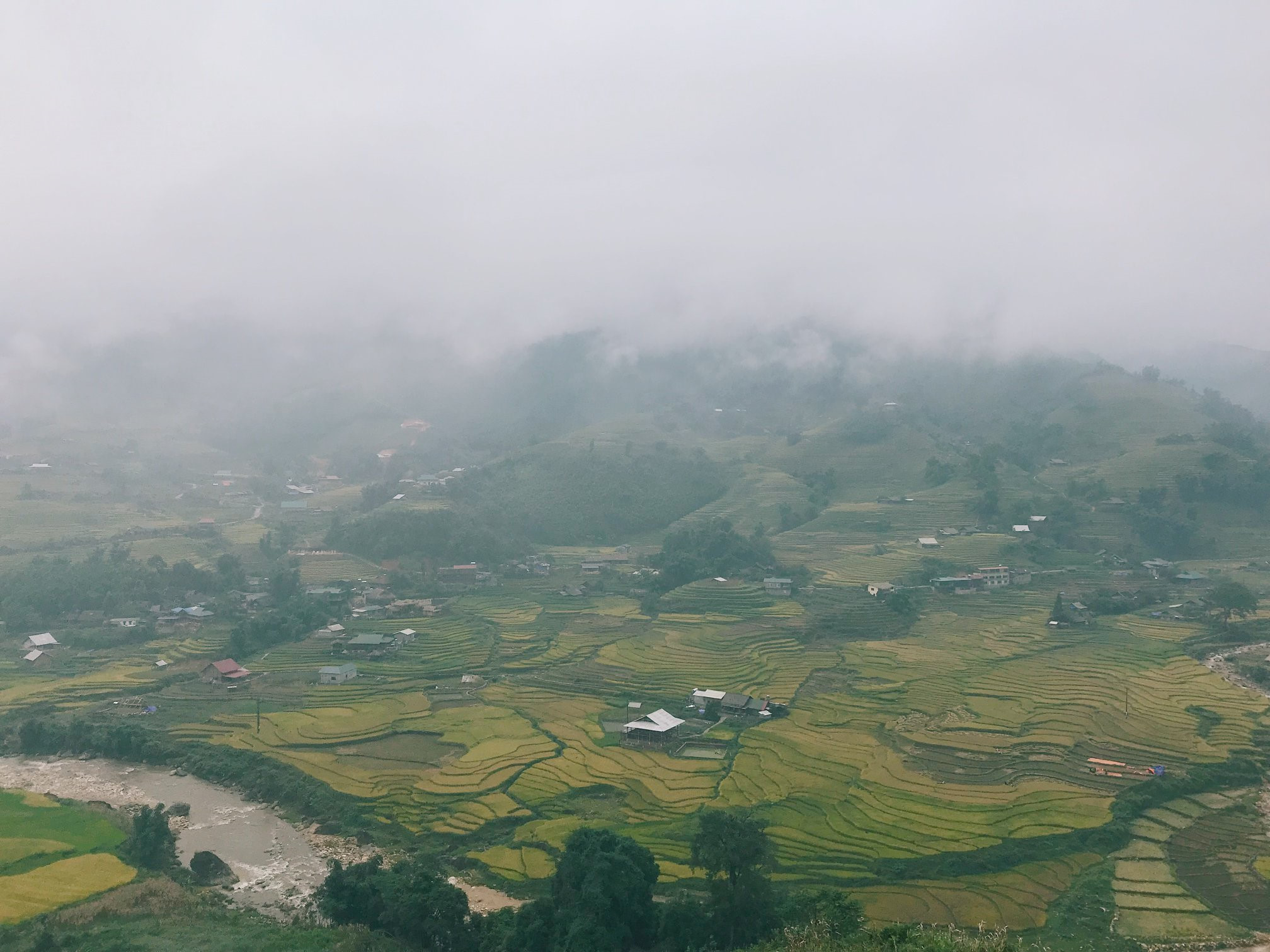 Vào mùa lúa nhưng Sa Pa đâu chỉ có lúa chín. Thị trấn xinh đẹp này còn vô vàn những điểm tham quan hấp dẫn khác như nhà thờ đá, đèo Ô Quy Hồ, thác Bạc (thác Tình Yêu), núi Hàm Rồng, thung lũng Mường Hoa, đỉnh Fansipan...