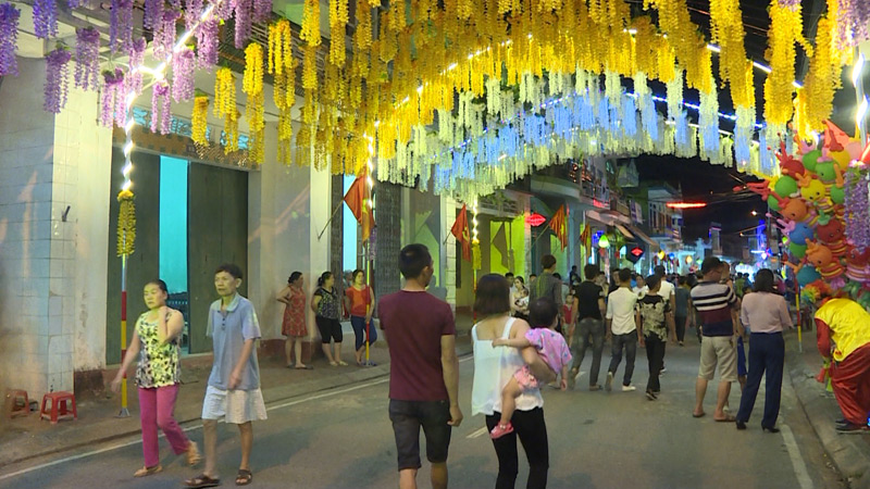 Phố đi bộ thị trấn Hải Hà 