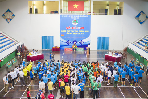 Giải đấu đã thu hút đông đảo các VĐV tham gia tranh tài