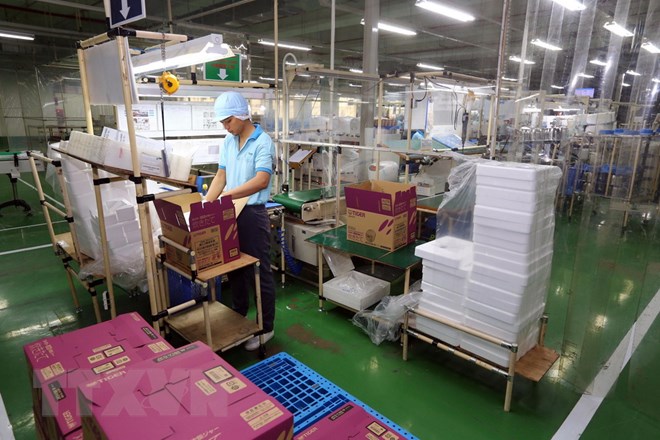 Hoạt động của một doanh nghiệp FDI. (Nguồn: TTXVN)
