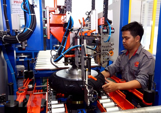 Hoạt động của một doanh nghiệp FDI. (Nguồn: TTXVN)
