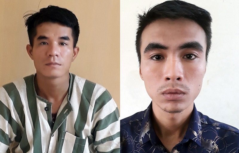 2 đối tượng bị Công an TX Đông Triều bắt giữ.