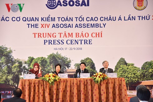 Họp báo kết thúc Đại hội ASOSAI 14.