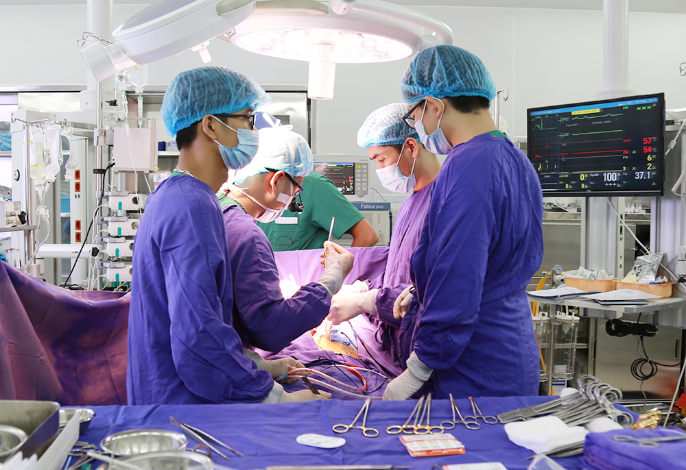 Ca phẫu thuật được thực hiện hoàn toàn do kíp phẫu thuật