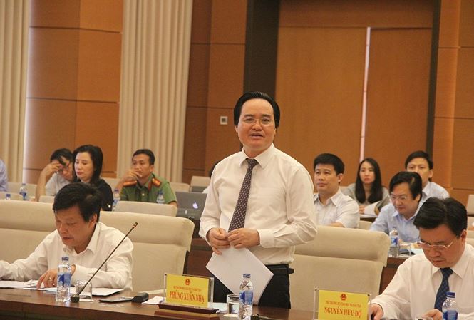 Theo Bộ trưởng Phùng Xuân Nhạ, thi THPT quốc gia 2019 sẽ có một số điều chỉnh phù hợp