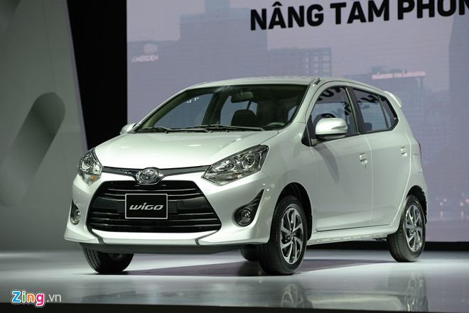 Toyota Wigo cạnh tranh ở phân khúc hatchback hạng A.