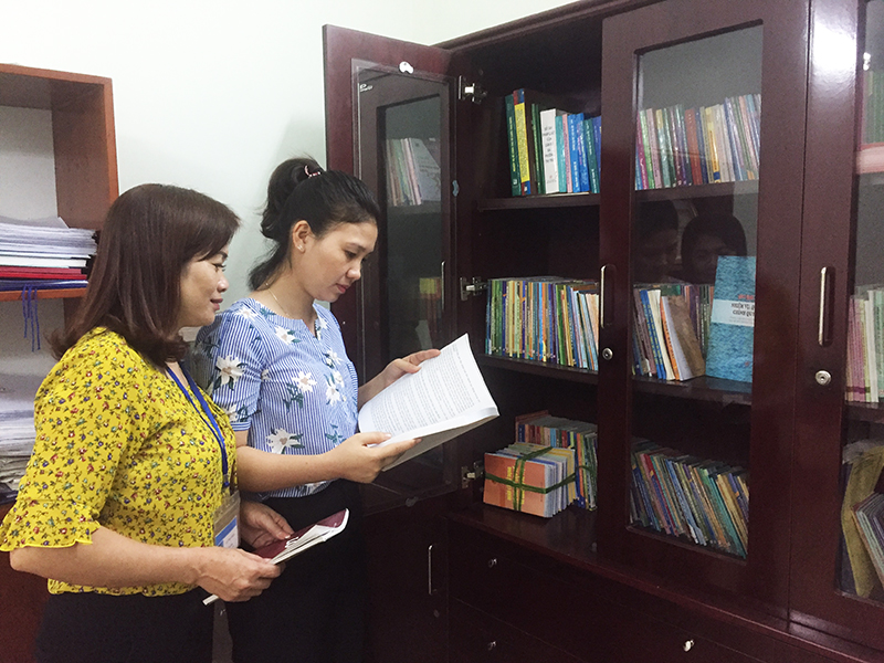 Đối tượng đọc tại các TSPL cấp xã chủ yếu là cán bộ, công chức chuyên môn của địa phương (TSPL phường Cẩm Thạch, TP Cẩm Phả)