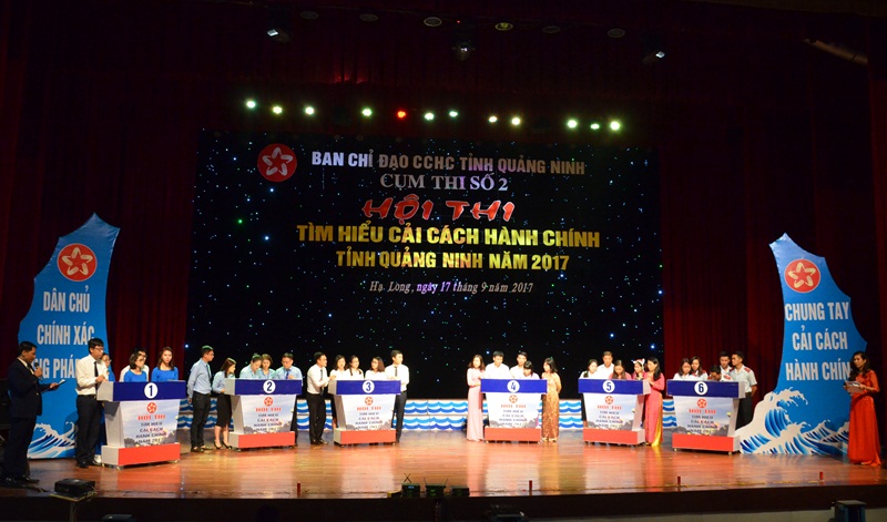 ĐVTN là lực lượng nòng cốt tham gia Hội thi Cán bộ, công chức, viên chức (CBCCVV) chung tay cải cách hành chính năm 2017. g