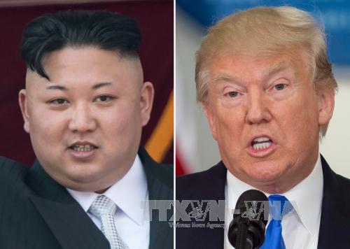 Nhà lãnh đạo Triều Tiên Kim Jong-un (trái) và Tổng thống Mỹ Donald Trump. Ảnh: AFP/TTXVN