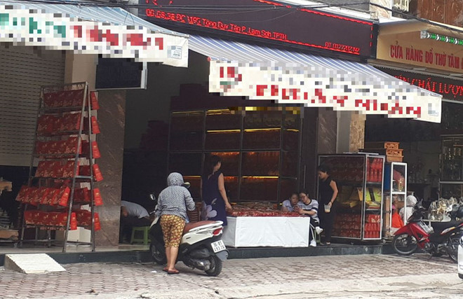 Tiệm bánh nơi xảy ra vụ việc. Ảnh: Quỳnh An.