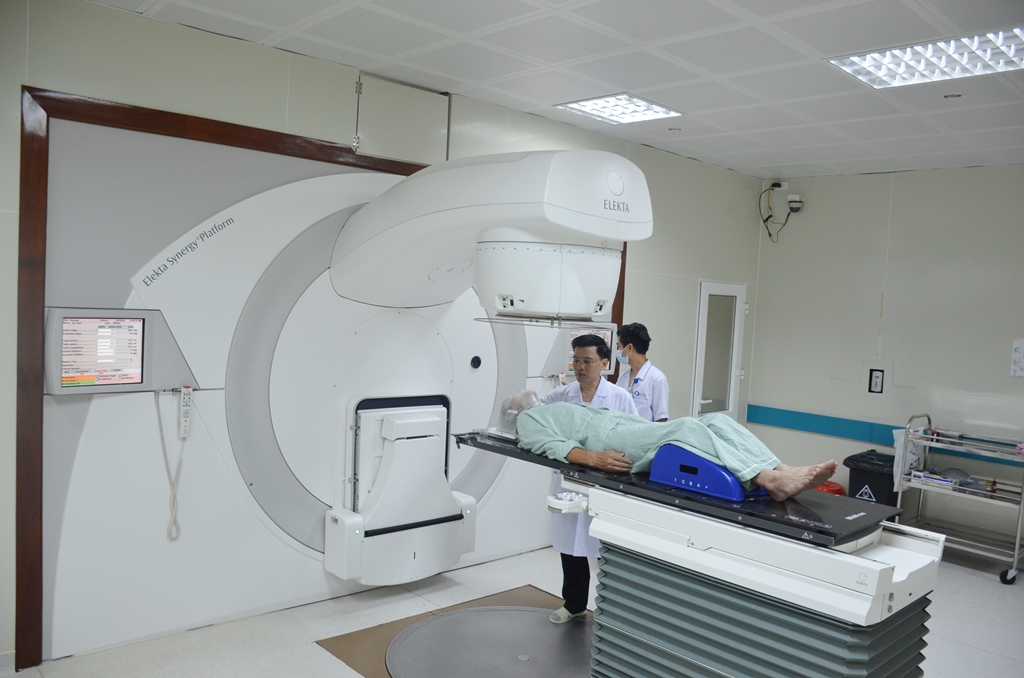 rung tâm Xạ trị thuộc Khoa Ung Bướu 