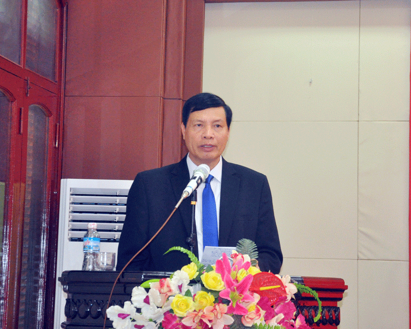 Đồng chí Nguyễn Đức Long, Phó Bí thư Tỉnh ủy, Chủ tịch UBND tỉnh phát biểu chỉ đạo tại hội nghị.