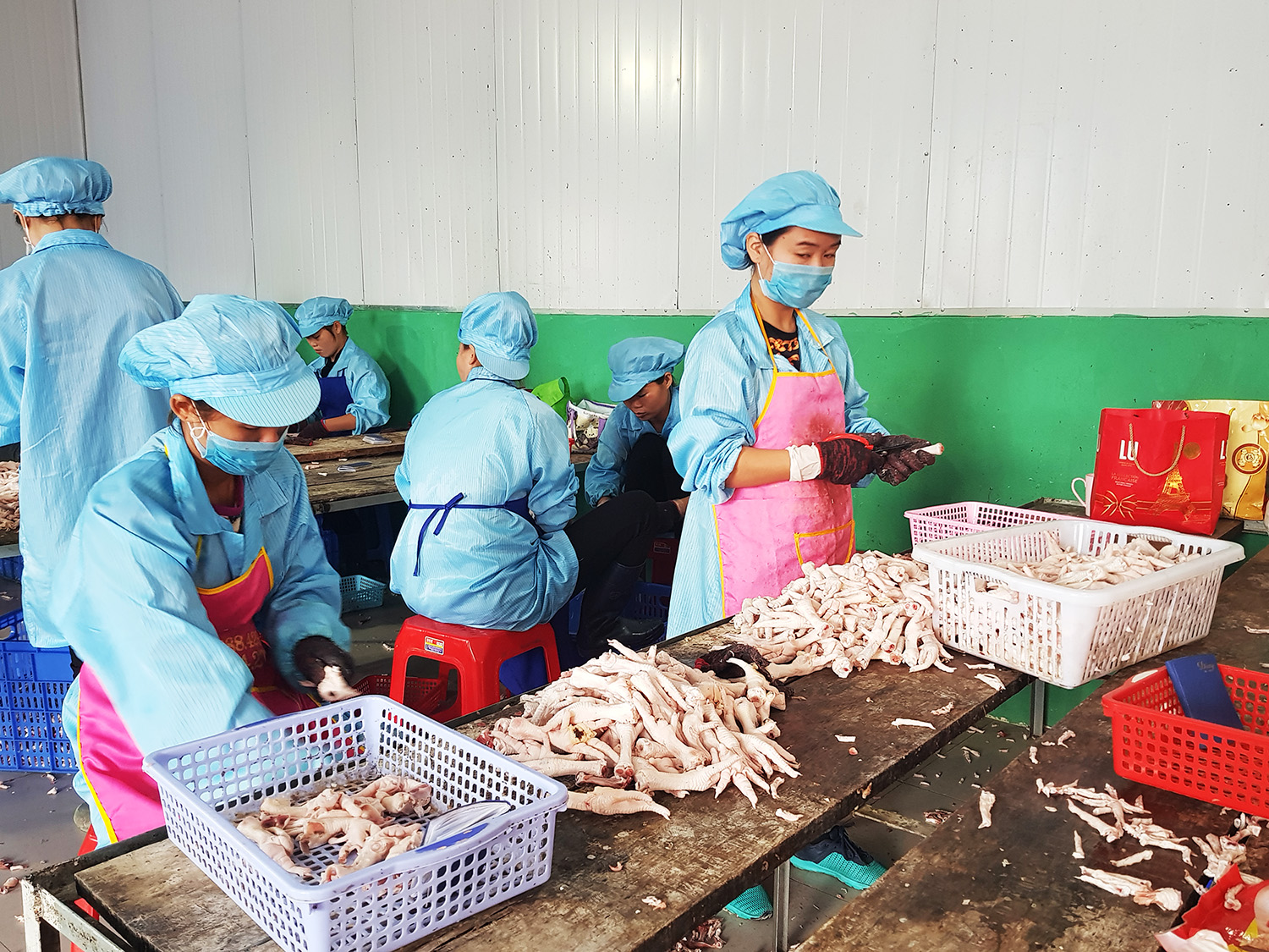 Công nhân làm việc tại Nhà máy 