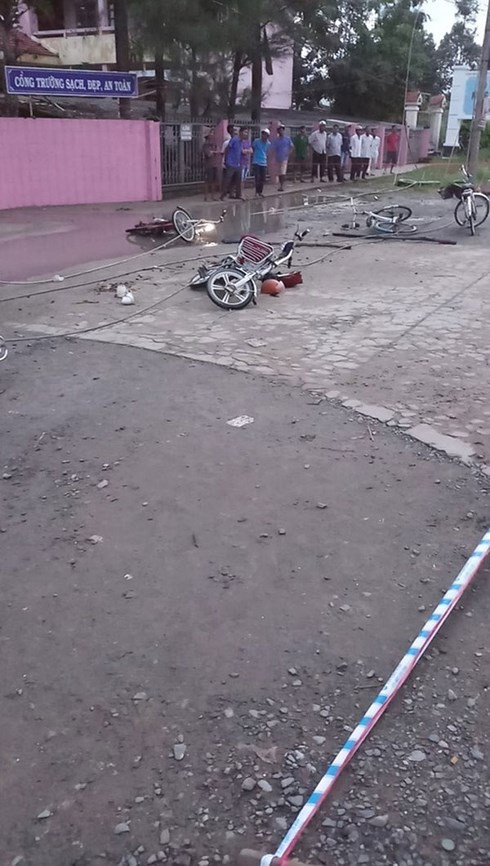 Hiện trường sự việc.