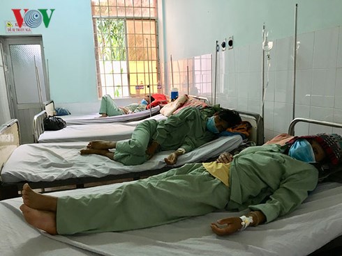 Các trường hợp nghi ngờ bị bệnh bạch hầu đang được cách ly điều trị. 