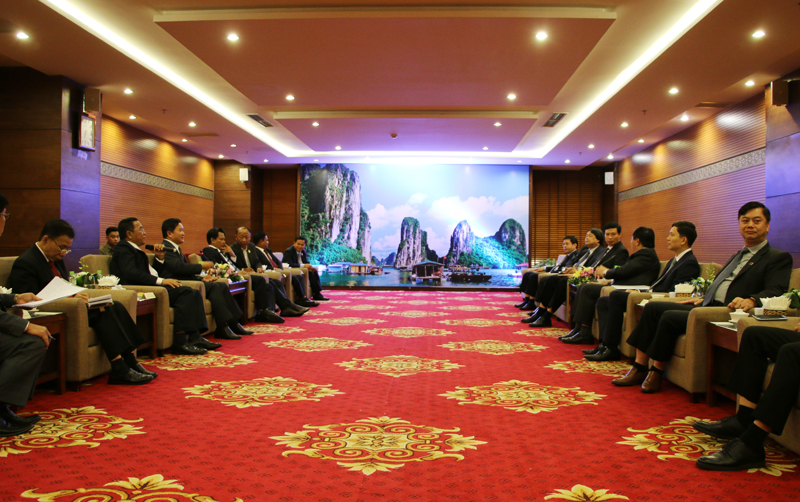 Quang cảnh buổi tiếp.