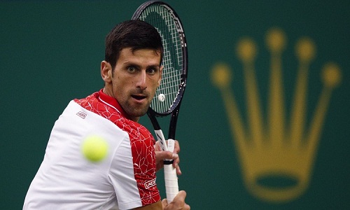 Djokovic thắng trận thứ 18 liên tiếp và bỏ túi danh hiệu thứ tư trong mùa này. Ảnh: AP.