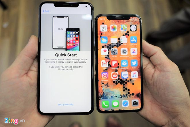 Giá bán của iPhone XS xách tay hiện nay tương đương với iPhone X quốc tế.