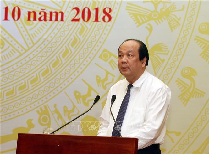 Bộ trưởng, Chủ nhiệm Văn phòng Chính phủ Mai Tiến Dũng. Ảnh: Nguyễn Dân/TTXVN