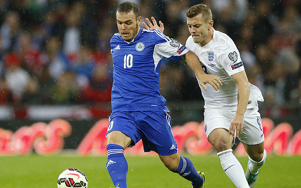  San Marino chạm trán tuyển Anh trong trận đấu vòng loại EURO 2016.