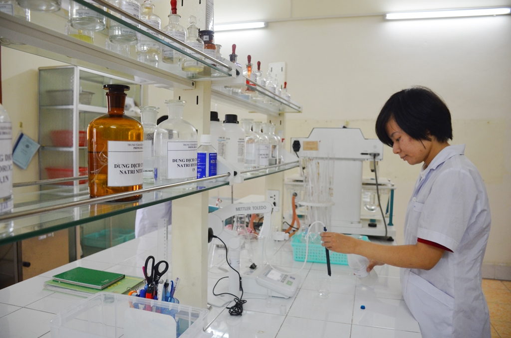 Công tác kiểm nghiệm thuốc, mỹ phẩm, thuốc bảo vệ sức khỏe