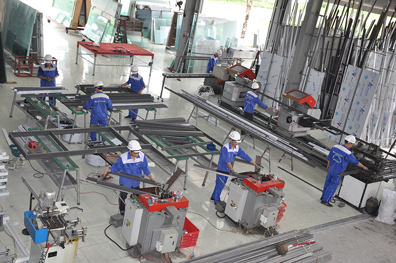 Sản xuất tại Công ty CP sản xuất cơ khí và thương mại Trường Yến, TX Đông Triều.