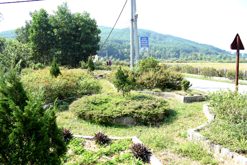 Vườn hoa thôn 2, xã Quảng La trước đây từng được gọi là 