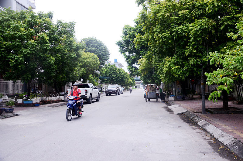 Tuyến phố kiểu mẫu ở khu Hoàng Hoa Thám, phường Mạo Khê, TX Đông Triều.
