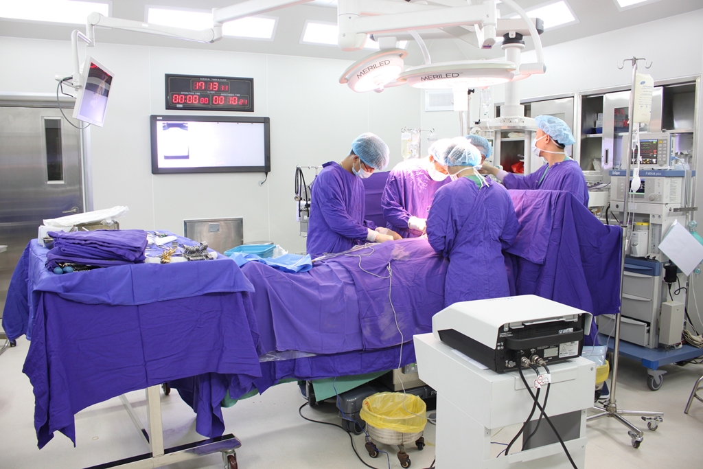 Thực hiện phẫu thuật tim hở tại Bệnh viện Đa khoa tỉnh