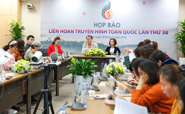  Họp báo giới thiệu về Liên hoan (Ảnh: Đài Truyền hình VN cung cấp)